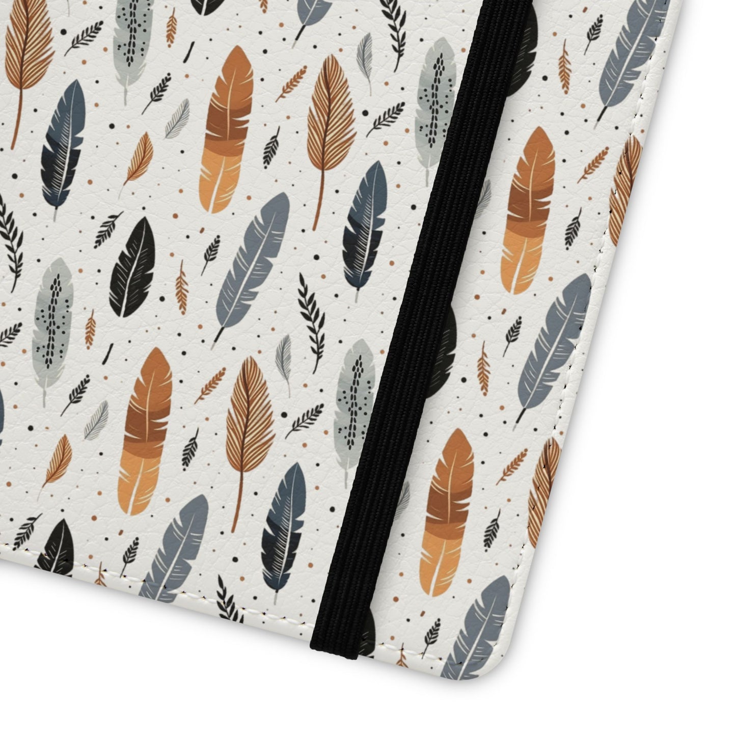 Whispering Feathers iPhone and Samsung Flip Cases