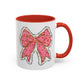 Affirmation Bow Accent Coffee Mug (11oz).