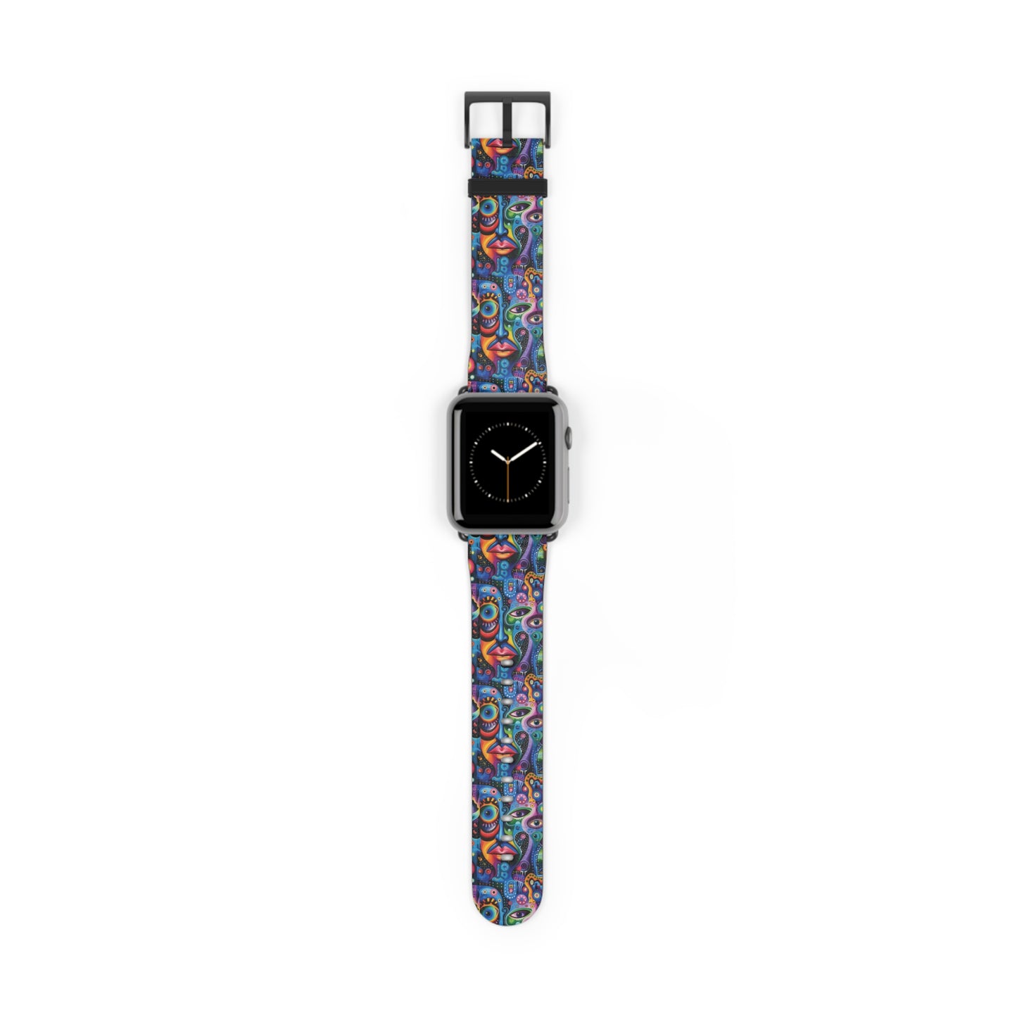Psychedelic Visions Colorful Artful Watch Band - Unique Design for Fashion Lovers.
