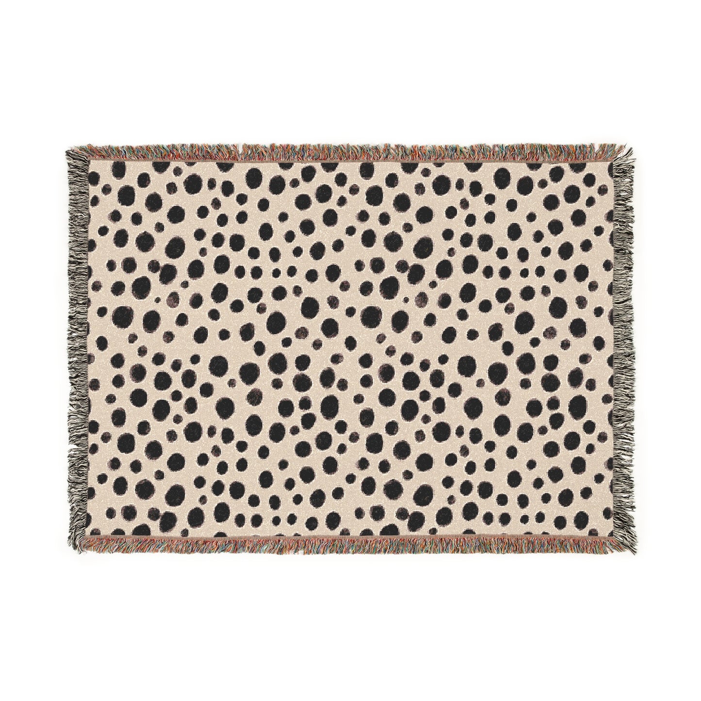 Speckled Serenity Tapestry Woven Blanket