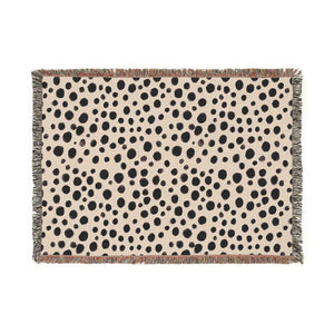 Speckled Serenity Tapestry Woven Blanket