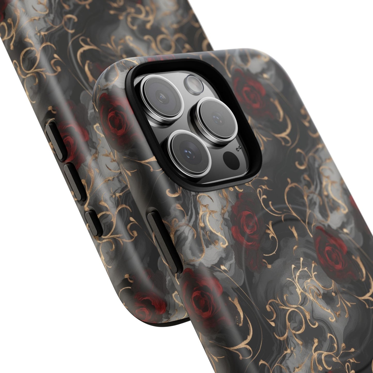 Elegant Floral Tough iPhone Magnetic Cases, iPhone Protection, Unique iPhone Covers, Stylish Mobile Accessories, Gift for Her