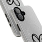 Tough Magnetic Phone Case with Heart & Cross Design, Durable Phone Cover, Unique Gift for Her, Stylish Accessory, Everyday Use