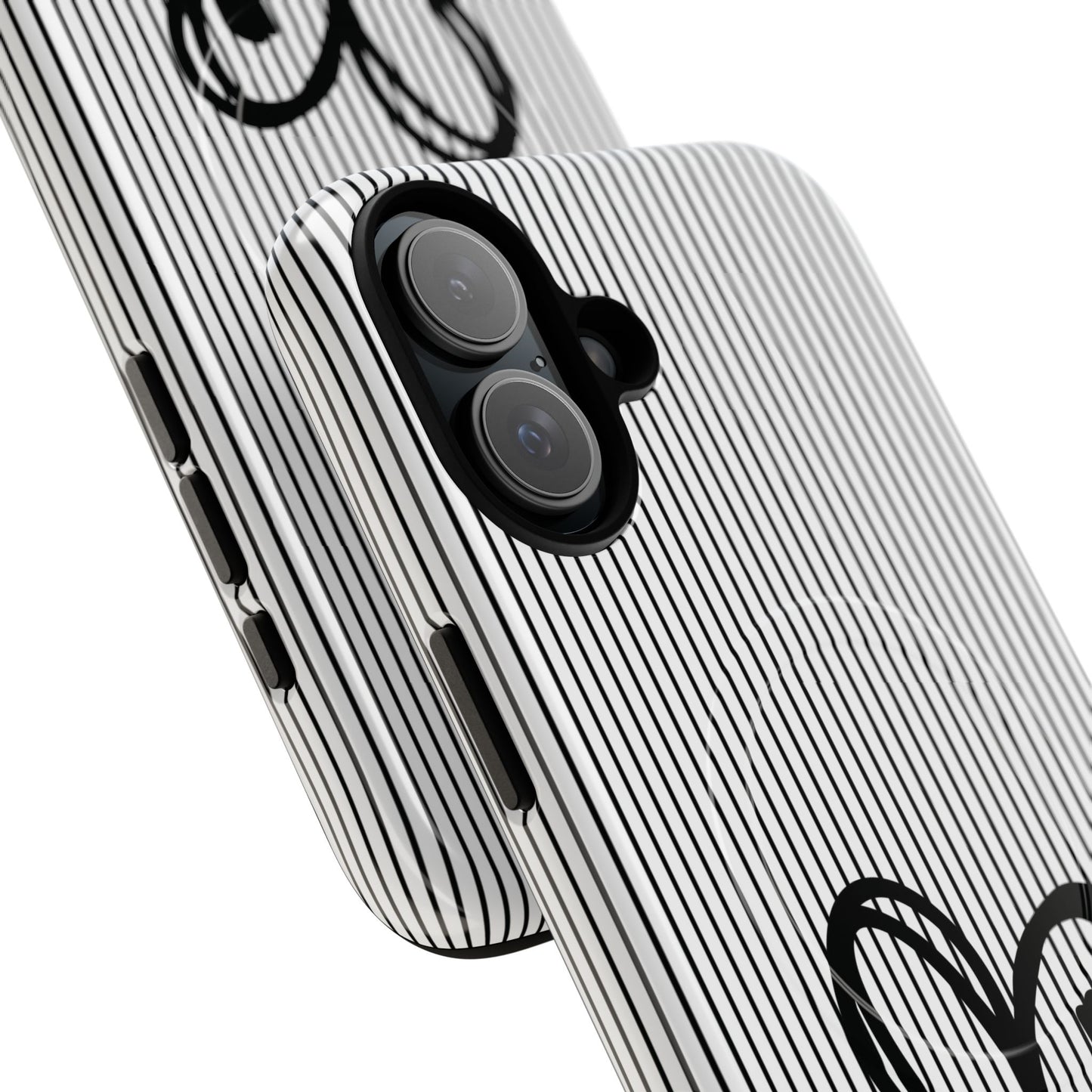 Tough Magnetic Phone Case with Heart & Cross Design, Durable Phone Cover, Unique Gift for Her, Stylish Accessory, Everyday Use