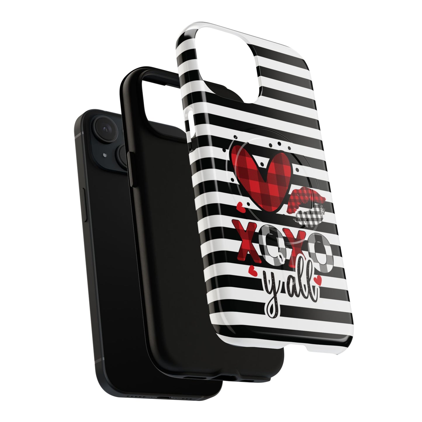 Stylish Tough Magnetic Phone Cases, Trendy Gifts for Her, Holiday Accessories, Floral Design, Cute Phone Protection
