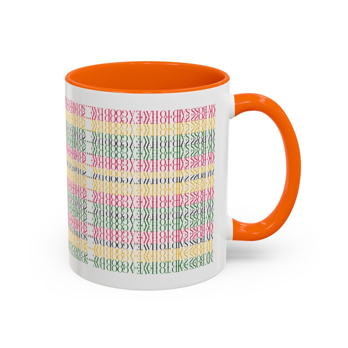 Funny Work Hidden Message Mug - “My Boss said to have a good day… so I went home.”- Viral Optical Illusion Mug - Secret Sarcastic Work Message - Dishwasher Safe, Unique Gifts for Coffee Lovers, Home & Office Decor, Holiday Present.