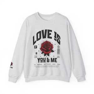 Love is ... Valentines Unisex Heavy Blend™ Crewneck Sweatshirt.