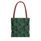 Black Tropical Bliss Tote Bag