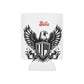 Personalized Patriotic Eagle with Shield Design Can Cooler — (Custom Name)