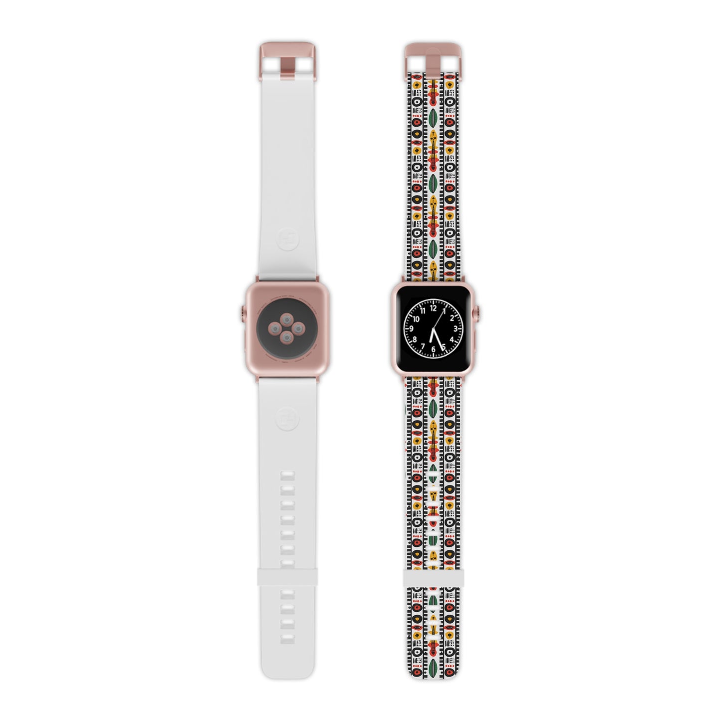 Afrobeat Harmony Colorful Geometric Apple Watch Band - Stylish & Unique Design
