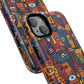 Vibrant Artistic Phone Case | Tough Magnetic Cases | Unique Gift for Art Lovers, Colorful Accessory, iPhone 14, 15, 16, 17 Case.