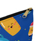 Personalized Blue Kawaii Composition Book Inspired Accessory Pouch, Kids School Supplies, Classroom Organizer, Teacher Gift, Fun Stationery Case, Back to School