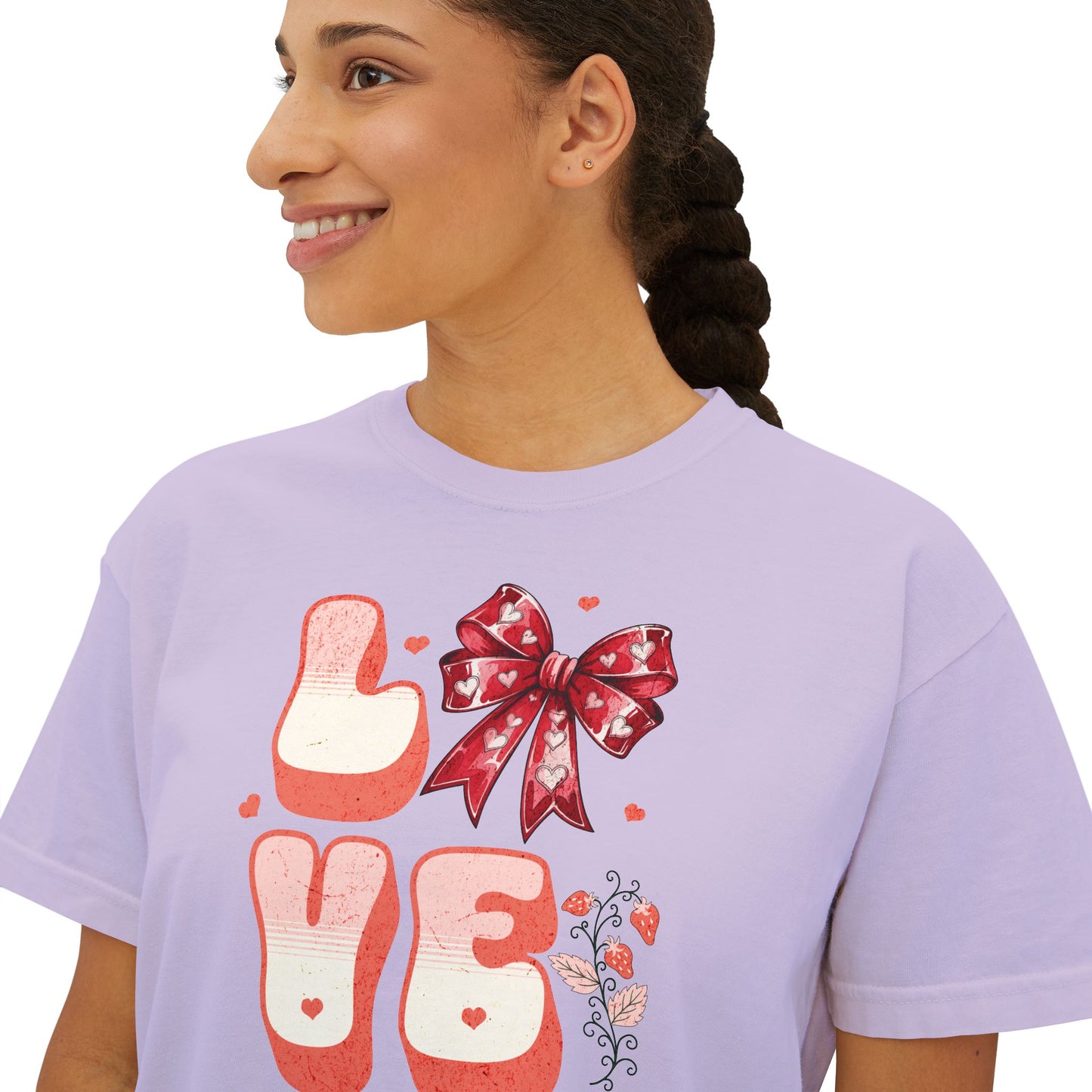 LOVE Coquette Women's Boxy Tee