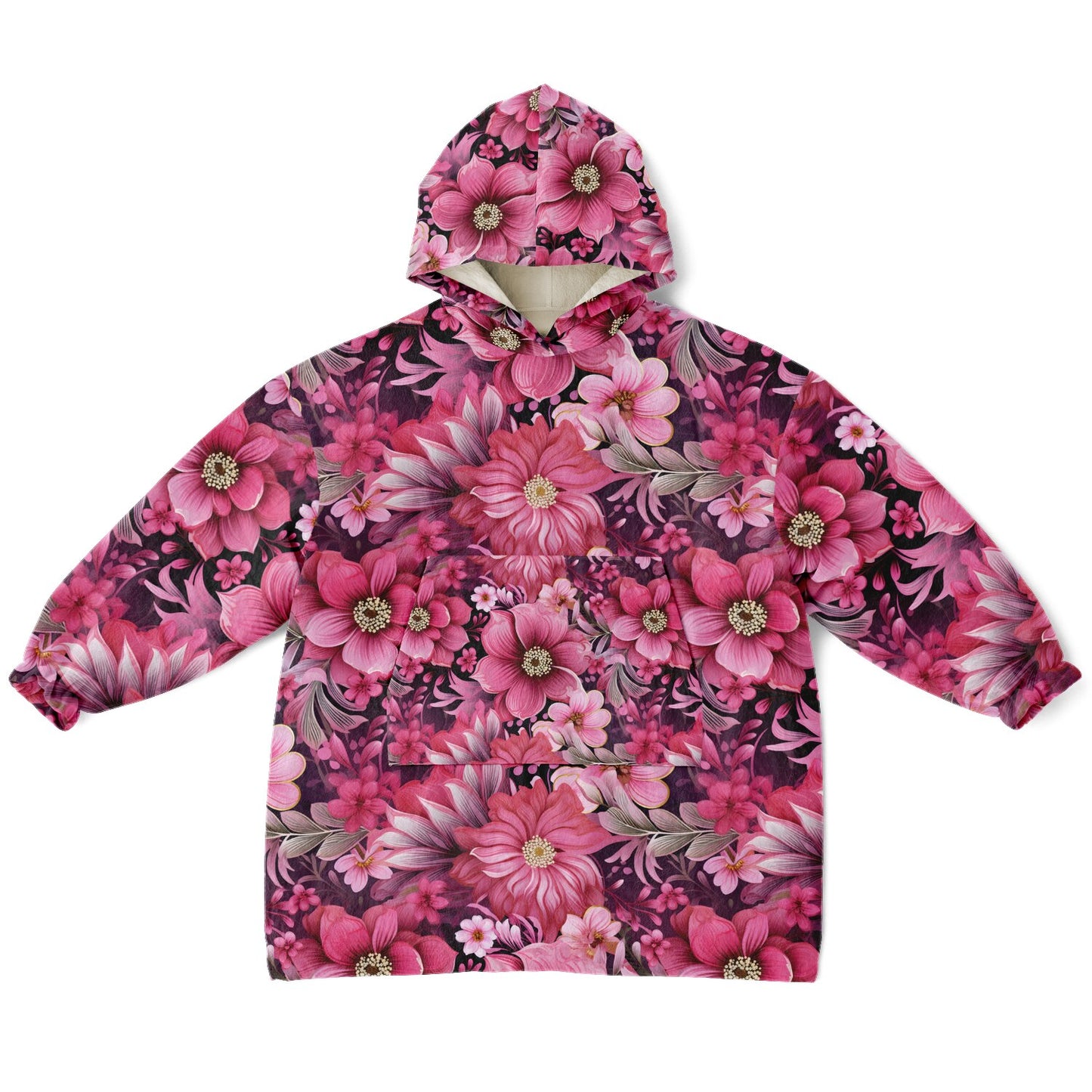 Peony Dreams Youth Snug Hoodie Economy - AOP