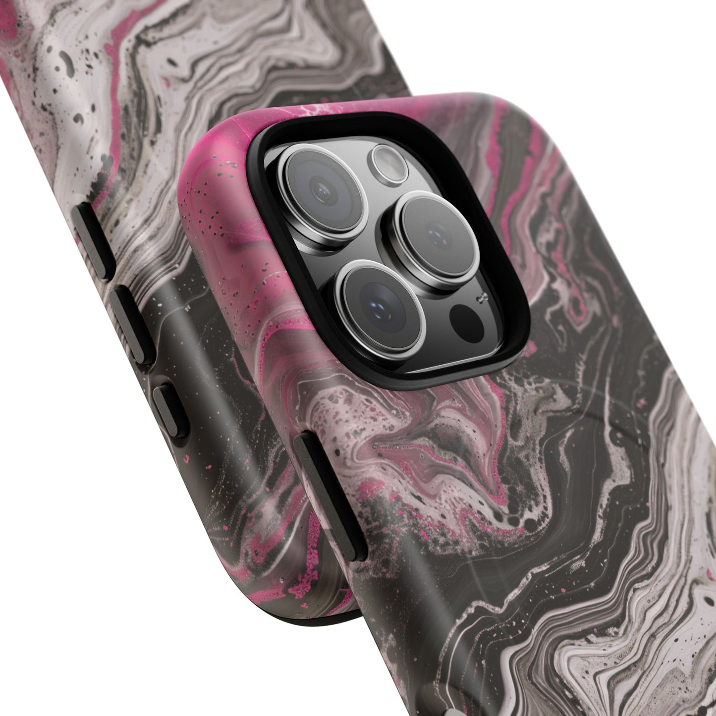 Stylish Magnetic iPhone Cases for Tough Protection, Trendy iPhone Covers, Gift for Teens, Modern Tech Accessories, Marble iPhone Design Cases