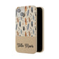 Personalized Whispering Feathers Samsung Biodegradable Case, Custom Name Case.