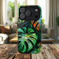Tropical Leaf Phone Case | Tough Magnetic Cases, iPhone Accessories, Gift for Him/Her, Phone Protection, Summer Style, Trendy Design
