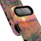 Floral Sunset Phone Case, Tough Magnetic Cases for iPhone, Nature Lover Gift, Durable Protection, Eco-Friendly Phone Accessory