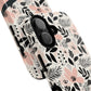Personalized Floral Blush Garden Whisper Tough Magnetic MagSafe® iPhone® 13, 14, 15, 16, 17, Pro, Pro Max, Plus Cases (Custom Name).