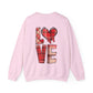 LOVE Always Unisex Heavy Gildan Blend™ Crewneck Sweatshirt.