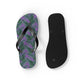 Purple Tropical Bliss Flip Flops