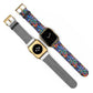 Psychedelic Visions Colorful Artistic Watch Band - Vibrant Design for Unique Style.