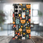 Whimsical Feline Garden iPhone, Samsung or Google Pixel Tough Cases