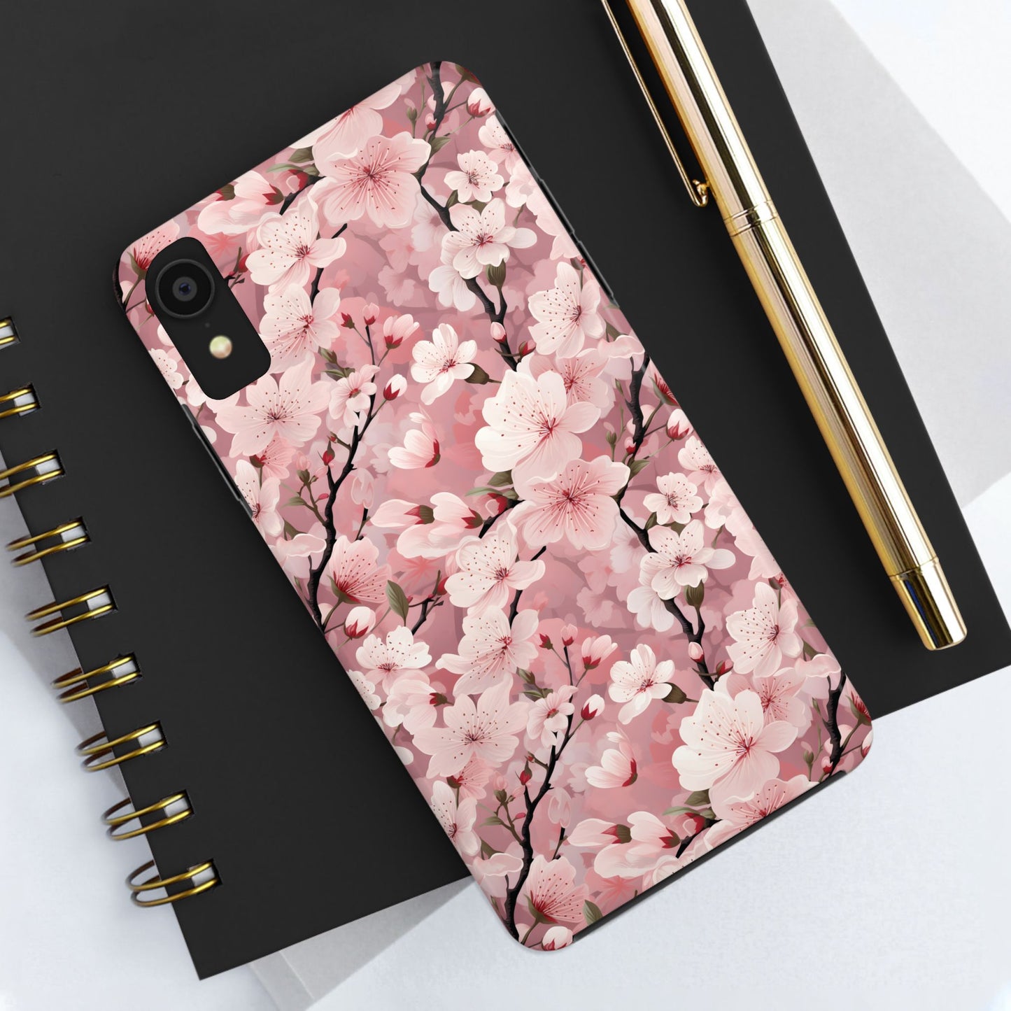 Cherry Blossom iPhone and Samsung Tough Phone Cases