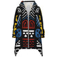 Geometric Harmony Heavyweight Elongated Cloak - AOP