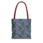 Purple Tropical Bliss Tote Bag