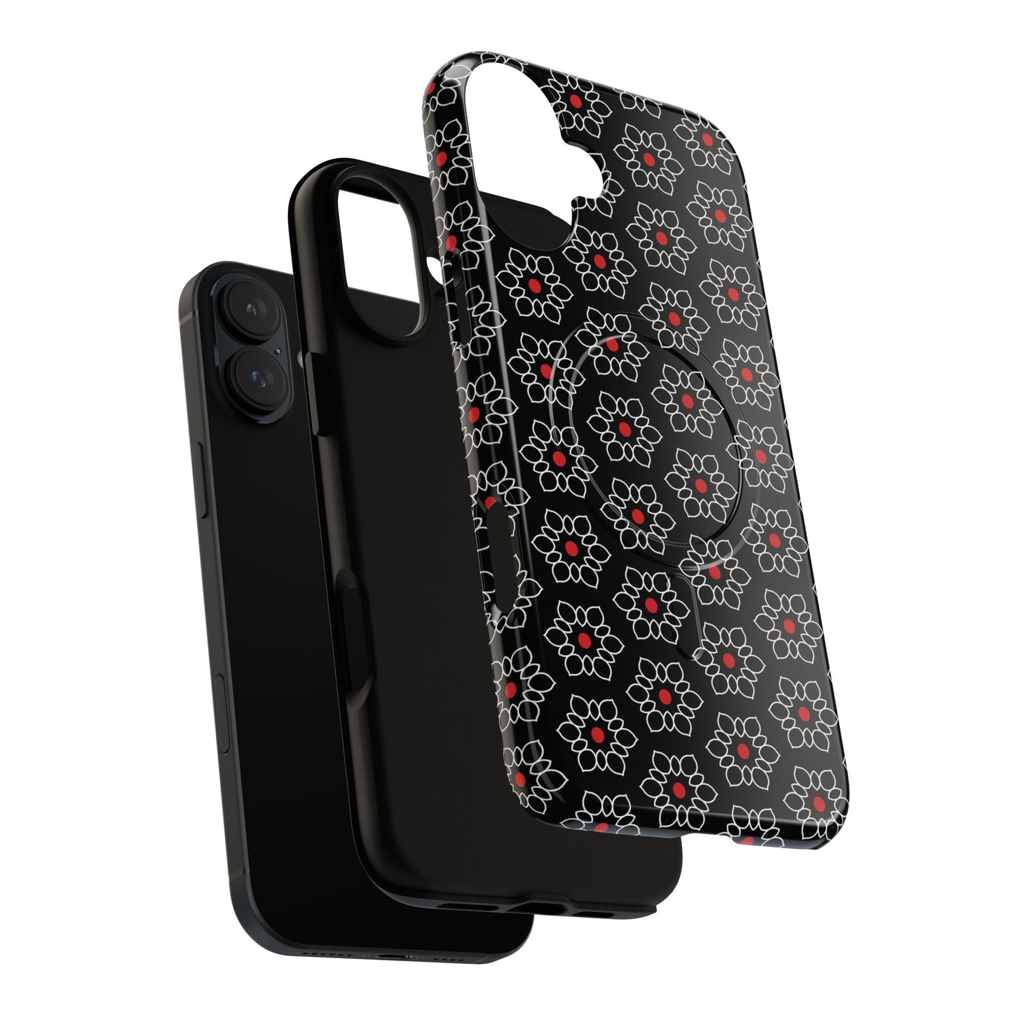 Floral Power Magnetic Tough iPhone Cover | Tough iPhone Cover, Floral Design, Custom iPhone Accessory, Gift for Her, iPhone Case