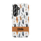 Personalized Whispering Feathers Samsung, Google Pixel and iPhone Case, Custom Name Case.
