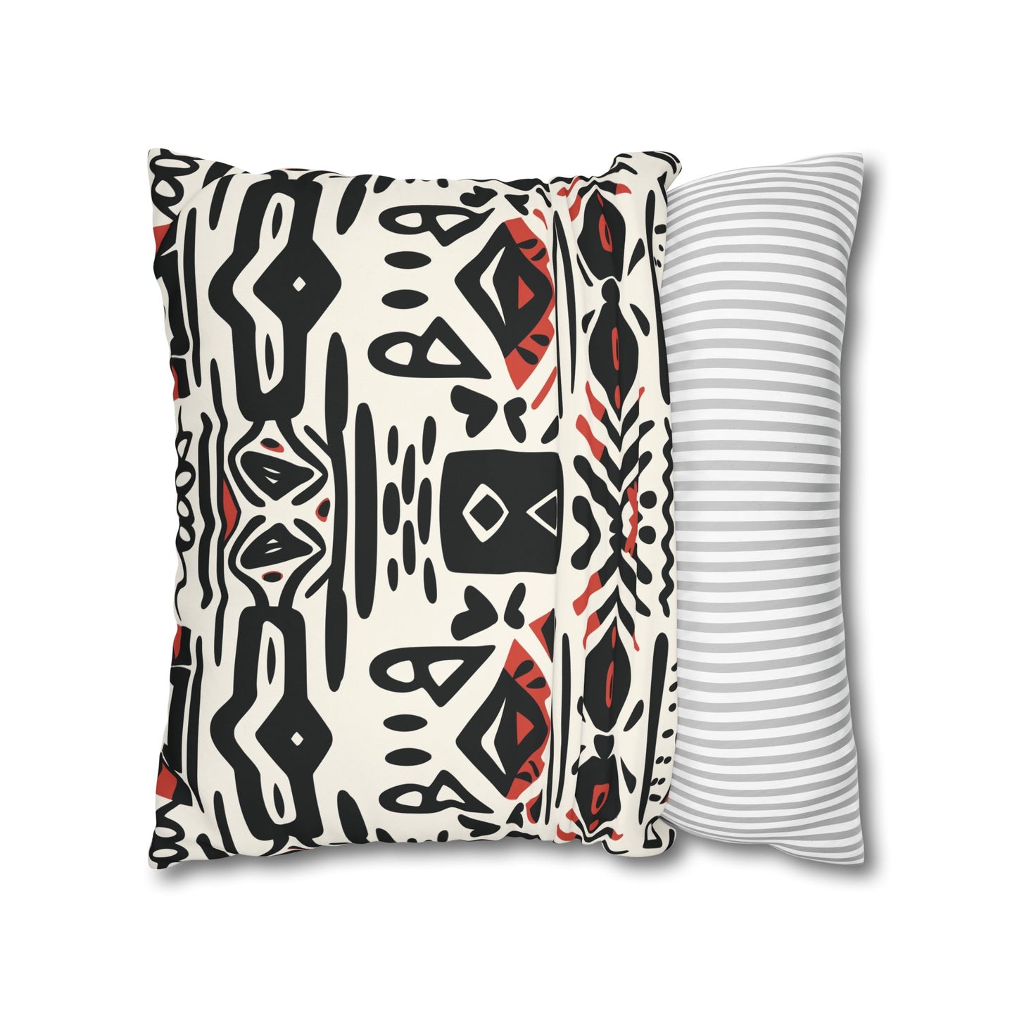 Tribal Harmony Square Poly Canvas Pillowcase