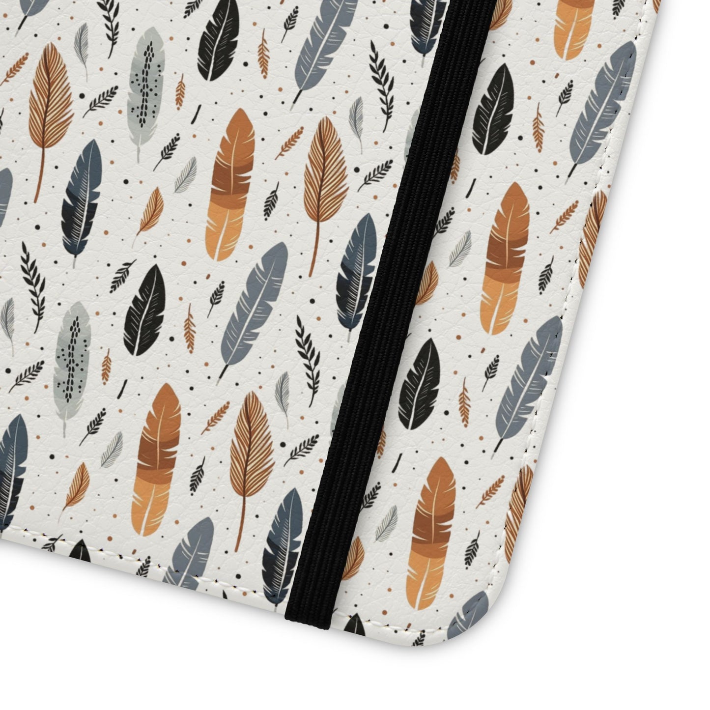 Whispering Feathers iPhone and Samsung Flip Cases