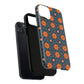 Saffron Tile Bloom Vibrant Floral Tough Magnetic iPhone Case, Durable iPhone Cover, Gift for Her, Floral Design, Unique iPhone Protection.