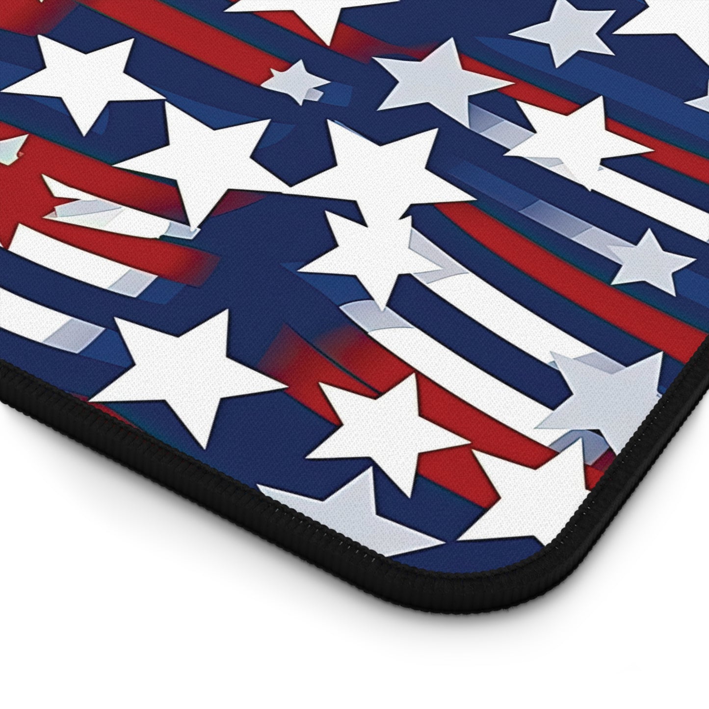 Patriotic Waves Desk Mat