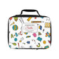 Personalized Classroom Couture Composition Book Inspired Colorful Kids Lunch Bag for School, Snack Bag, Lunch Tote, Lunchbox, Kids' Bag with Fun Back to School Design
