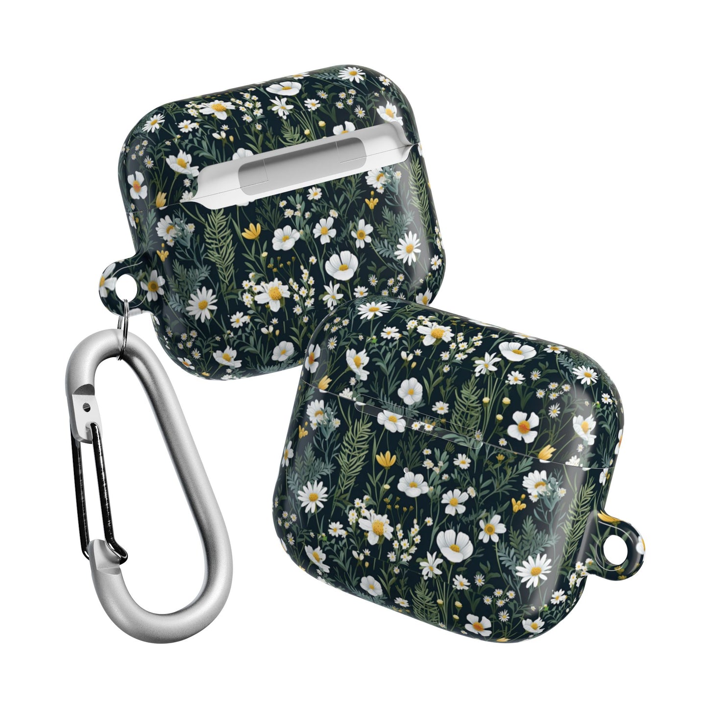 Daisy Delight Floral AirPod Case - Stylish Flower Design for Music Lovers