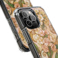 Floral Vintage Art Stained Glass Effect Nouveau Clear Magnetic Impact Case
