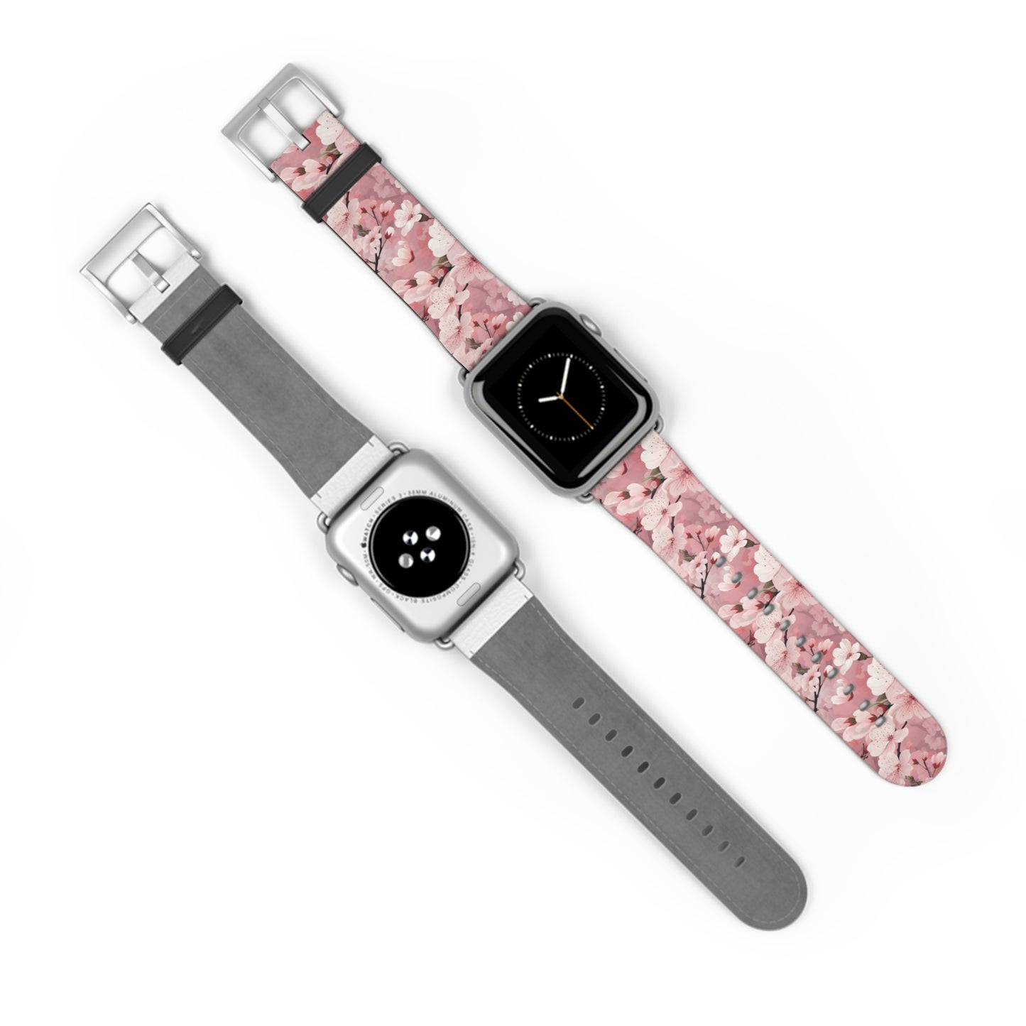 Cherry Blossom Floral Floral Watch Band - Elegant Design.