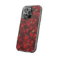 Velvet Petal Noir Floral Petal Clear Impact-Resistant iPhone and Samsung Case.