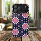 Midnight Mandala Bloom Tough iPhone Magnetic Case, Vibrant Design for Protection, Gift for Her, Trendy Accessory, Floral MagSafe iPhone Cover, Birthday, & Everyday Use