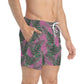 Pink Tropical Bliss Swim Trunks (AOP)