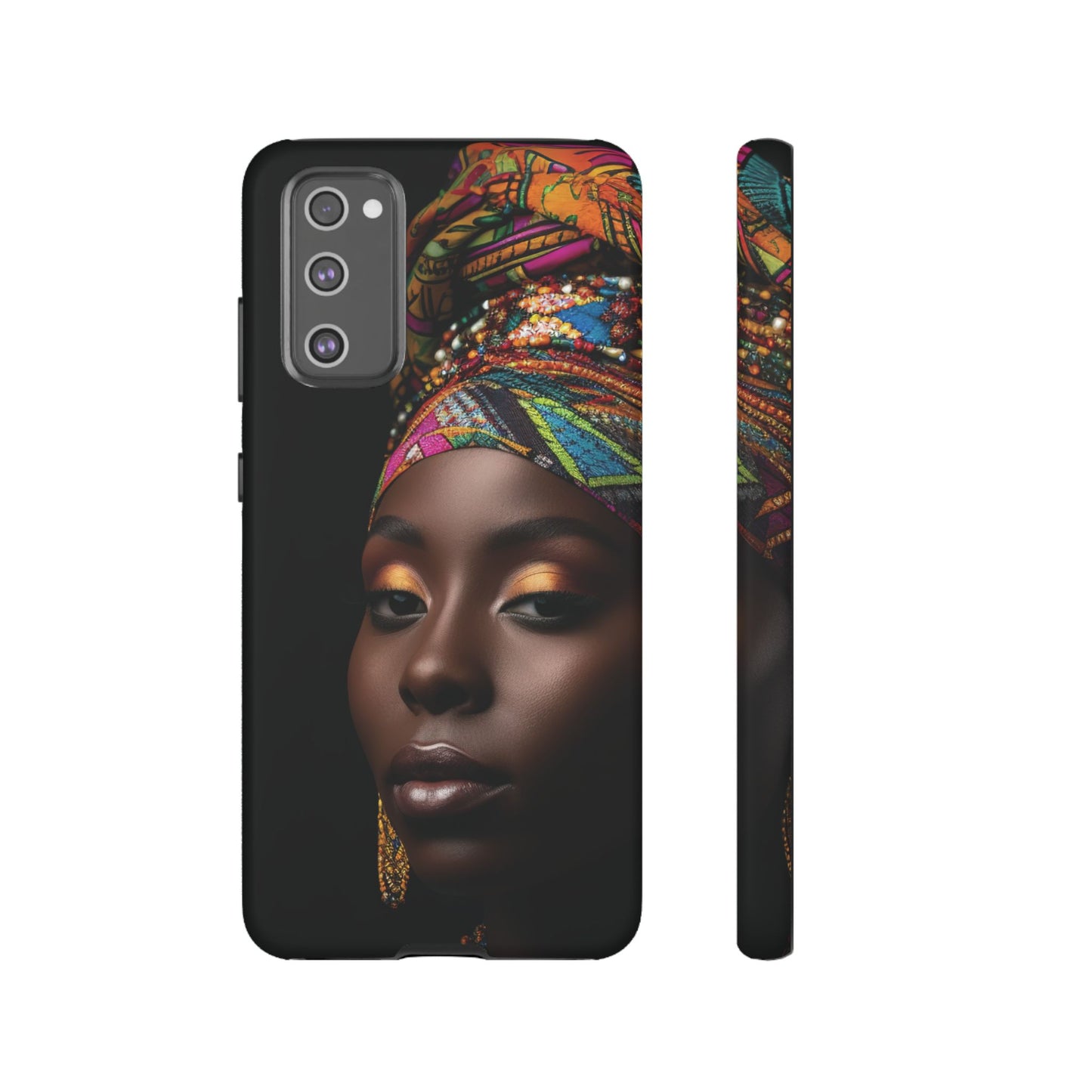 Regal Reflections: African Majesty Tough Google Pixel, iPhone and Samsung Cases.