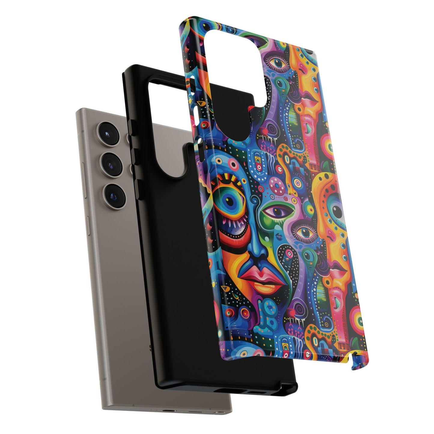 Psychedelic Visions Vibrant Art Google Pixel, iPhone and Samsung Phone Case - Tough Cases for Creative Souls