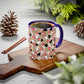 Heart Patterned Coffee Mug - Colorful Love Design, Perfect for Gifts & Celebrations