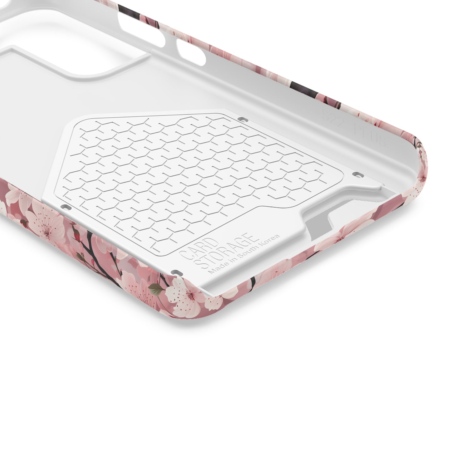 Cherry Blossom iPhone and Samsung Case With Card Holder