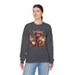 Autumn Highland Cow Charm Unisex Heavy Blend™ Crewneck Sweatshirt