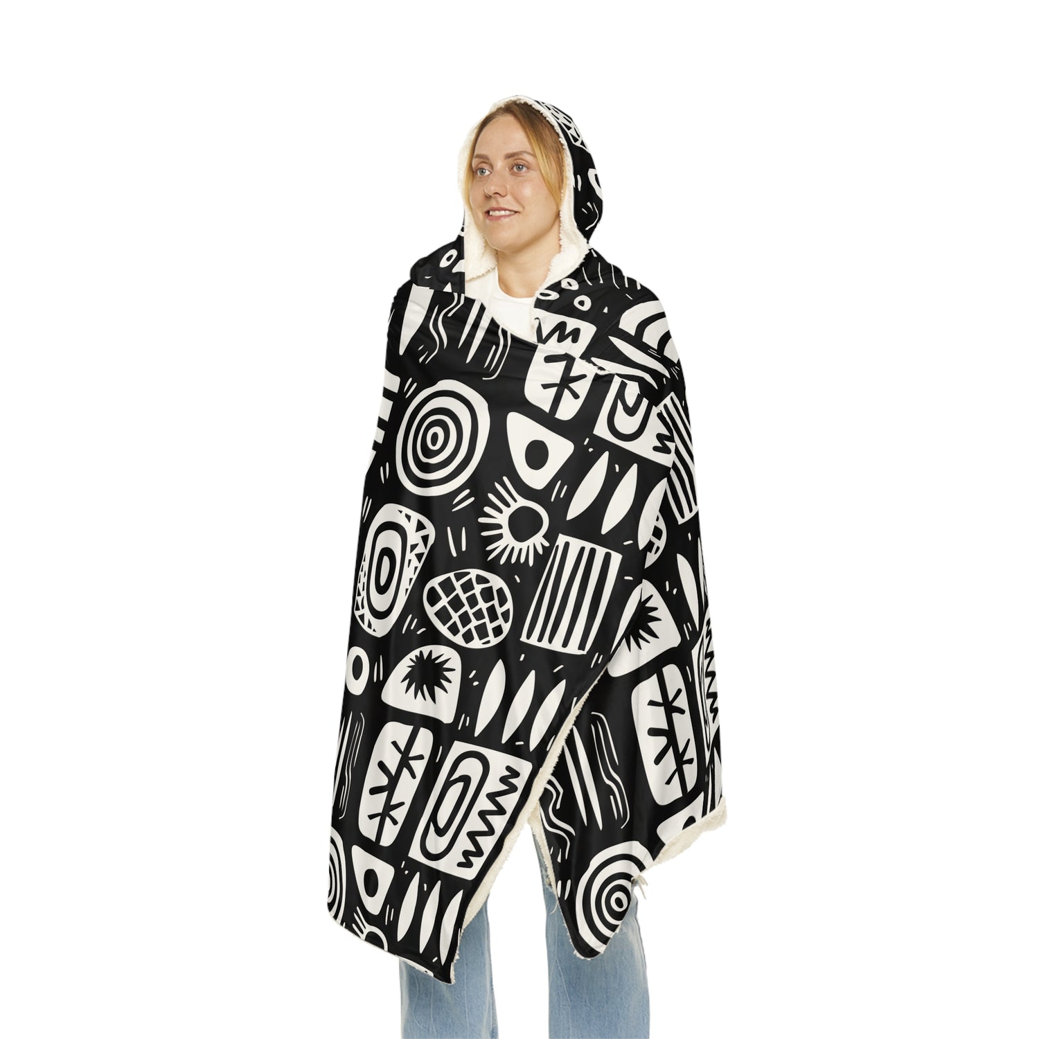 Abstract Rhythm Cozy Snuggle Blanket