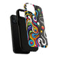 Vibrant Yin Yang Pop Splash Tough Magnetic iPhone Cases, Bold Artwork, Customizable Protection, Gift for Tech Lovers, Colorful iPhone Accessories